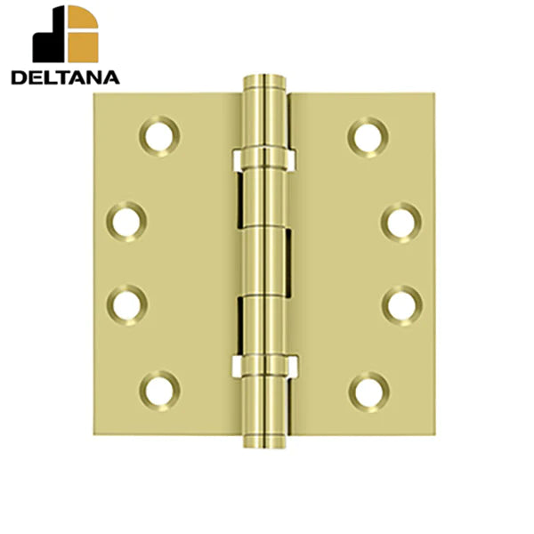 Deltana - 4" x 4" Square Hinges - Ball Bearing - 0.129 Thickness - Optional Finish