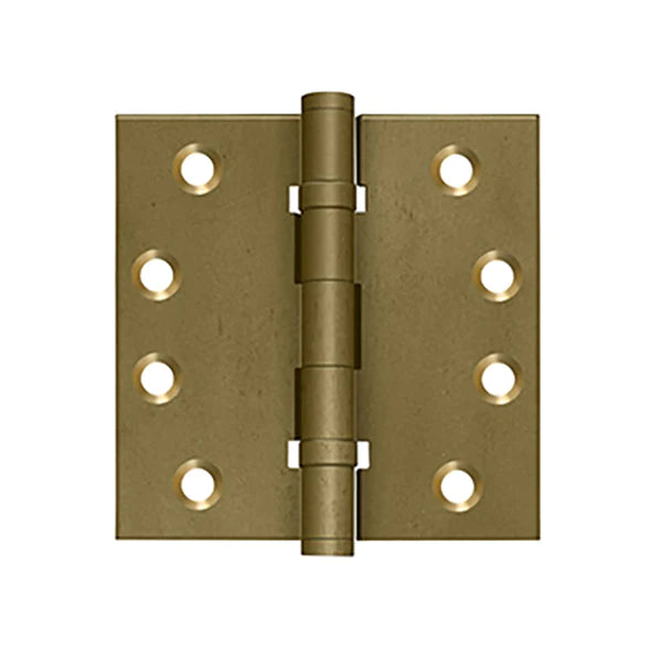 Deltana - 4" x 4" Square Hinges - Ball Bearing - Optional Finish
