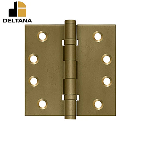Deltana - 4" x 4" Square Hinges - Ball Bearing - Optional Finish