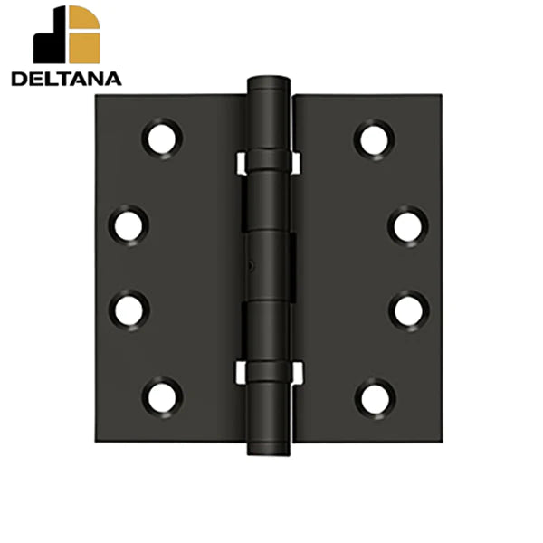 Deltana - 4" x 4" Square Hinges - Ball Bearing - 0.129 Thickness - Optional Finish