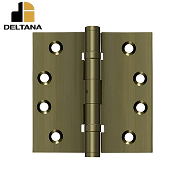 Deltana - 4" x 4" Square Hinges - Ball Bearing - 0.129 Thickness - Optional Finish