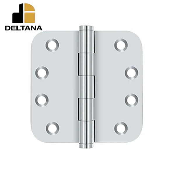 Deltana - 4" x 4" x 5/8" Radius Hinge - 0.129 Thickness - Optional Finish