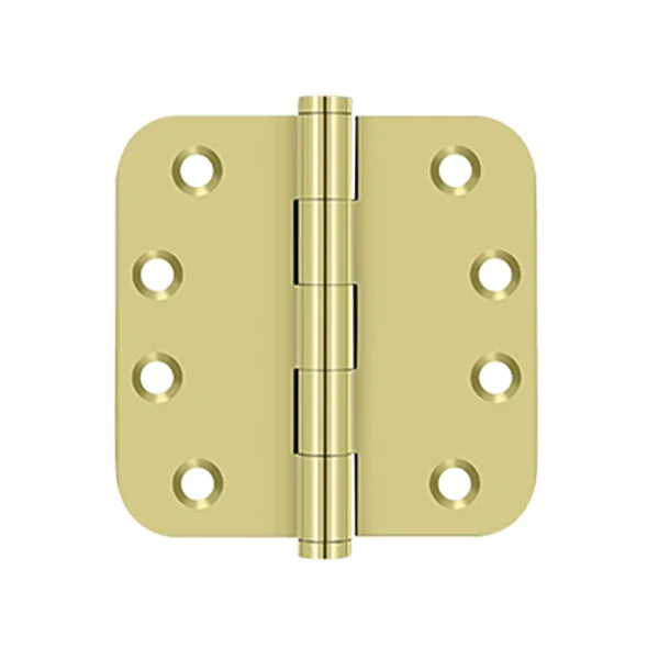 Deltana - 4" x 4" x 5/8" Radius Hinge - 0.129 Thickness - Optional Finish