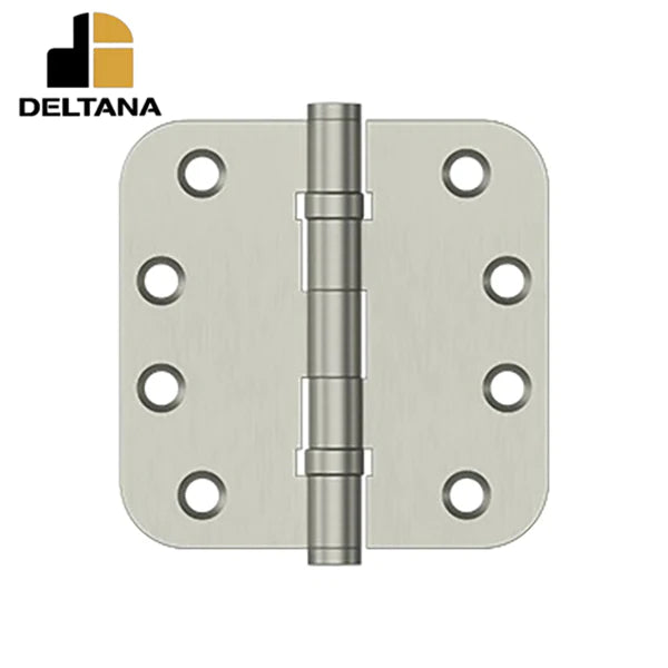 Deltana - 4" x 4" x 5/8" Radius Hinge - Ball Bearing - 0.129 Thickness - Optional Finish