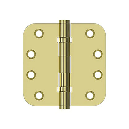 Deltana - 4" x 4" x 5/8" Radius Hinge - Ball Bearing - 0.129 Thickness - Optional Finish