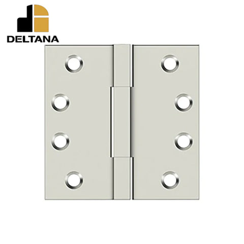 Deltana - 4" x 4" Square Knuckle Hinges - Solid Brass - Optional Finish