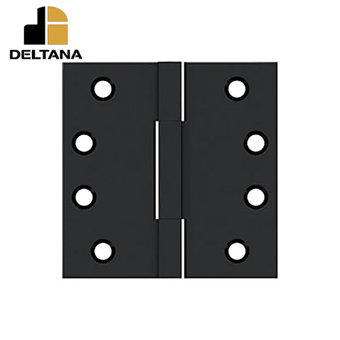 Deltana - 4" x 4" Square Knuckle Hinges - Solid Brass - Optional Finish