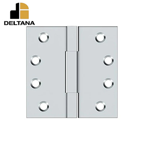 Deltana - 4" x 4" Square Knuckle Hinges - Solid Brass - Optional Finish