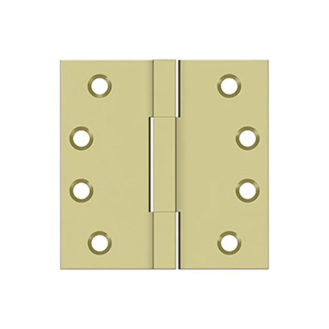 Deltana - 4" x 4" Square Knuckle Hinges - Solid Brass - Optional Finish