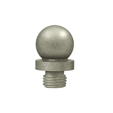 Deltana - Ball Tip Finial - Distressed - Solid Brass - US10WL