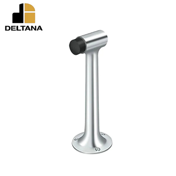 Deltana - Floor Mount - 8" Bumper - Heavy Duty - Solid Brass - Optional Finish