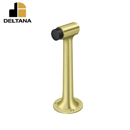 Deltana - Floor Mount - 8" Bumper - Heavy Duty - Solid Brass - Optional Finish