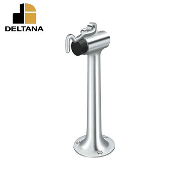 Deltana - Floor Mount - 8" Bumper w/ Hook - Optional Finish