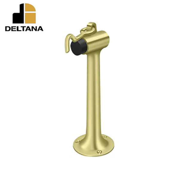 Deltana - Floor Mount - 8" Bumper w/ Hook - Optional Finish