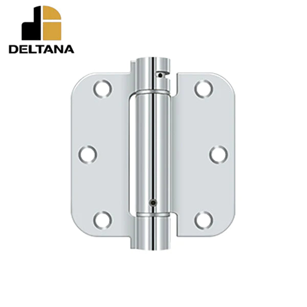 Deltana - 3-1/2" x 3-1/2" x 5/8" Spring Hinge - Optional Finish