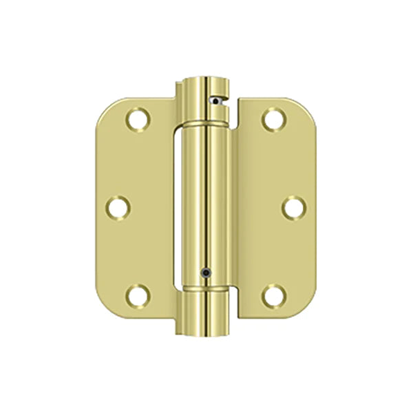 Deltana - 3-1/2" x 3-1/2" x 5/8" Spring Hinge - Optional Finish