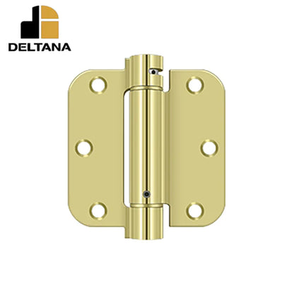 Deltana - 3-1/2" x 3-1/2" x 5/8" Spring Hinge - Optional Finish