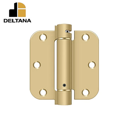 Deltana - 3-1/2" x 3-1/2" x 5/8" Spring Hinge - Optional Finish