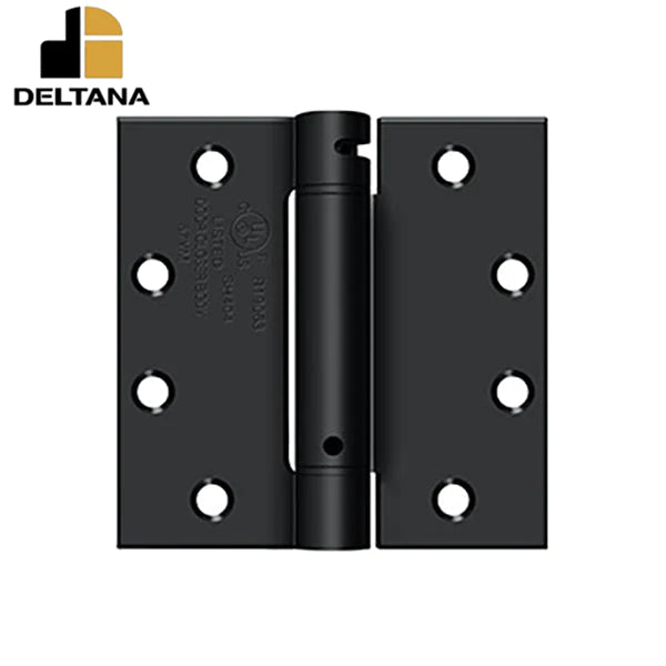 Deltana - 4-1/2" x 4-1/2" Spring Hinge - UL Listed - Optional Finish