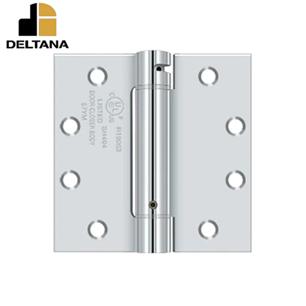 Deltana - 4-1/2" x 4-1/2" Spring Hinge - UL Listed - Optional Finish