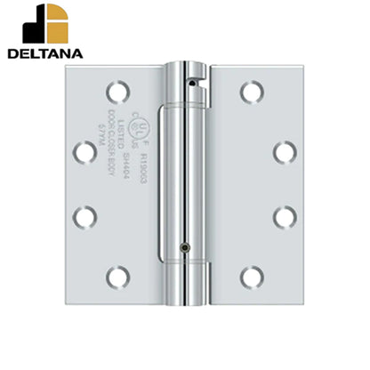 Deltana - 4-1/2" x 4-1/2" Spring Hinge - UL Listed - Optional Finish