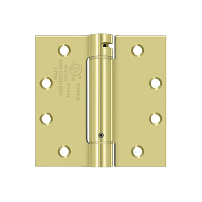 Deltana - 4-1/2" x 4-1/2" Spring Hinge - UL Listed - Optional Finish