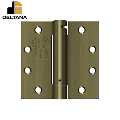 Deltana - 4-1/2" x 4-1/2" Spring Hinge - UL Listed - Optional Finish