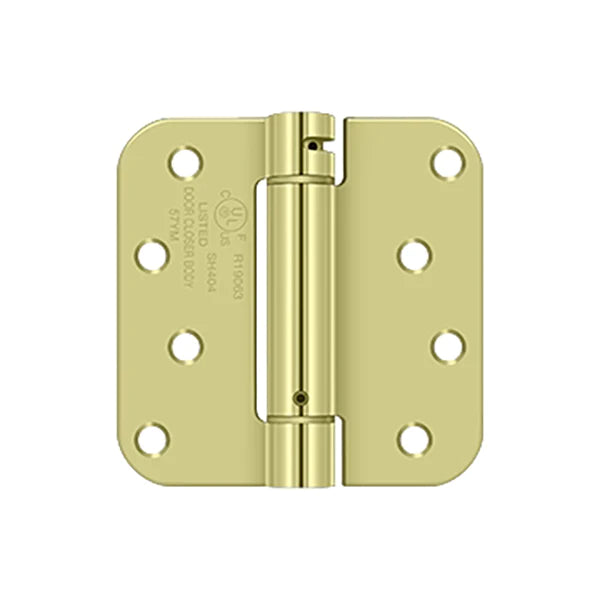 Deltana - 4" x 4" x 5/8" Spring Hinge - UL Listed - Optional Finish