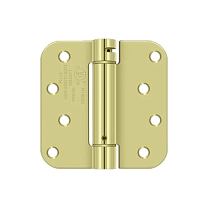 Deltana - 4" x 4" x 5/8" Spring Hinge - UL Listed - Optional Finish