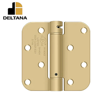 Deltana - 4" x 4" x 5/8" Spring Hinge Benchmark - UL Listed - Optional Finish