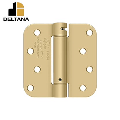 Deltana - 4" x 4" x 5/8" Spring Hinge - UL Listed - Optional Finish