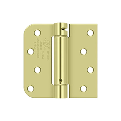 Deltana - 4" x 4" x 5/8" x SQ Spring Hinge - UL Listed - Optional Finish