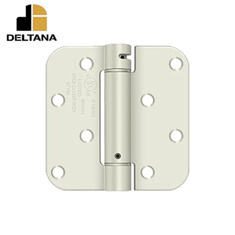 Deltana - 4" x 4" x 5/8" Spring Hinge Benchmark - UL Listed - Optional Finish