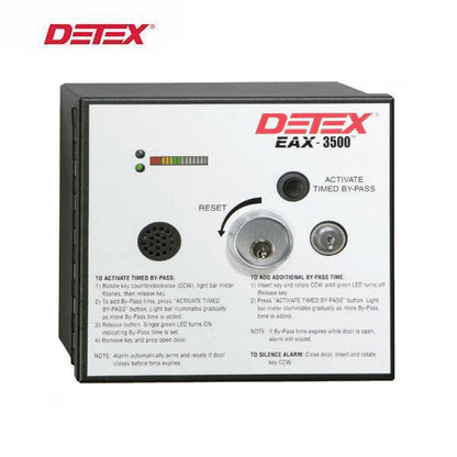 Detex - EAX-3500SK - Exit Alarm - Surface Mount - Timed Bypass - Magnetic Switch - Plug-in Transformer - 24VDC - UHS Hardware