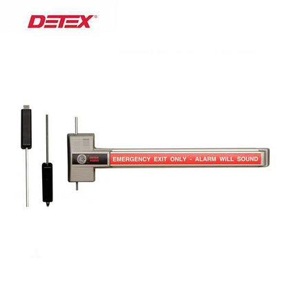 Detex - DTX-ECL-230X-TB - Exit Control Lock - 2 Point Alarmed Dead Bolt - Battery Alarmed - 9VDC - UHS Hardware