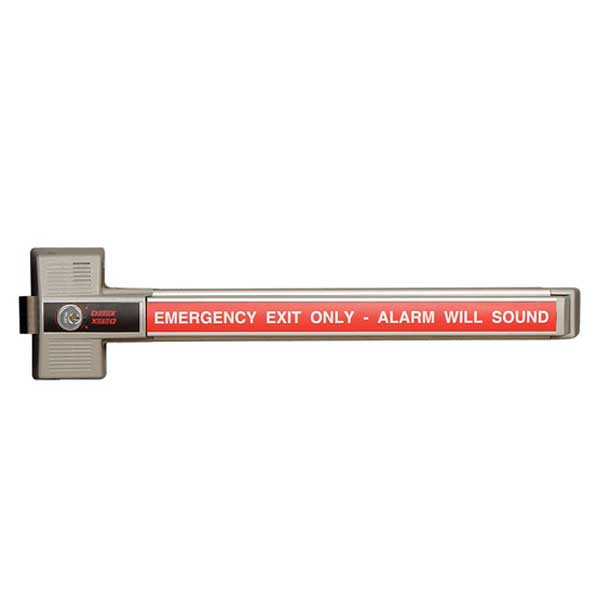 Detex - DTX-ECL-230X - Exit Control Lock - Single Point Alarmed Dead Bolt - Battery Alarmed - 9VDC - UHS Hardware