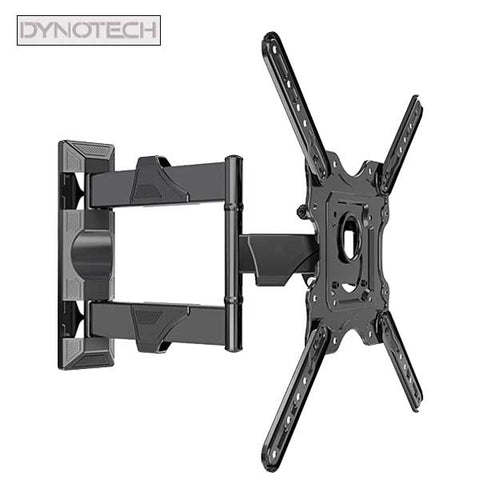 DynoTech - 180202 - Monitor TV Wall Mount - Tilt and Swivel - Vesa 400 x 400 - for 32-55” - Up to 60 Ibs - UHS Hardware