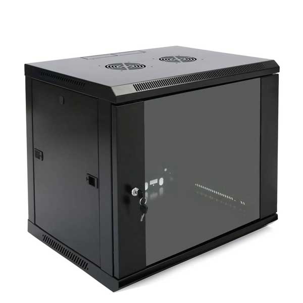 DynoTech - 300705 - 9U - Wall Mount Rack Cabinet - 600 x 450 x 500mm - UHS Hardware