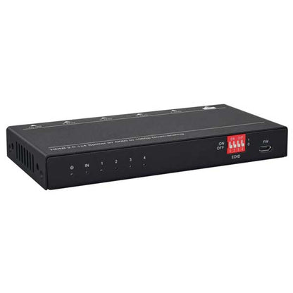 DynoTech - 400076 - 4K HDMI 2.0 Splitter - 1 Female Input to 4 Female Output - HDR - UHS Hardware