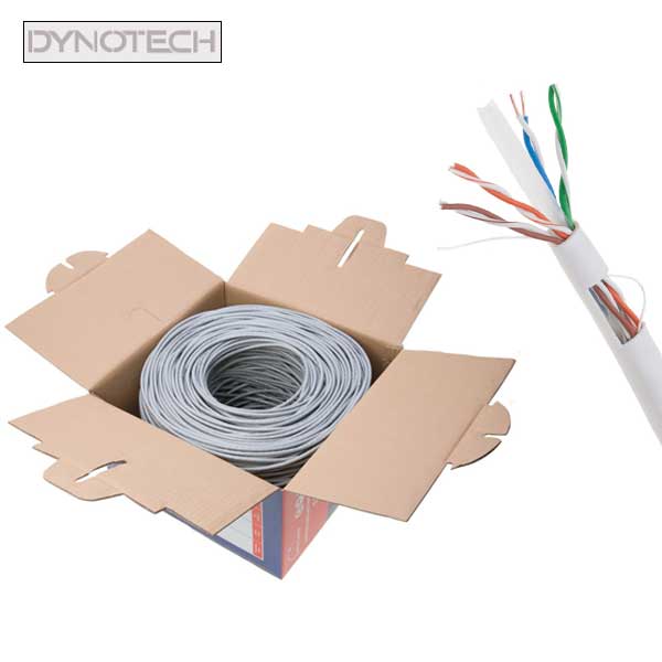 DynoTech - NETC6 - Network Cable - Cat6 - UTP - CMR - 1000ft - White - UHS Hardware