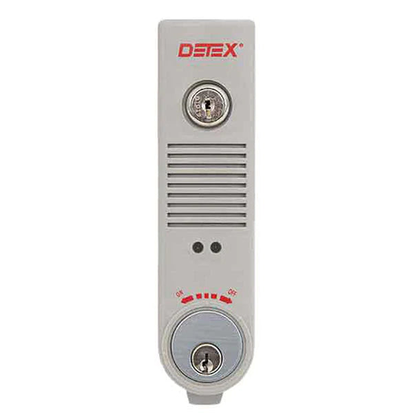 Detex - EAX-500 - Exit Alarm - Keyed Different - 9VDC -  Gray - UHS Hardware