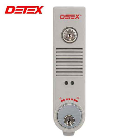 Detex - EAX-500 - Exit Alarm - Keyed Different - 9VDC -  Gray - UHS Hardware