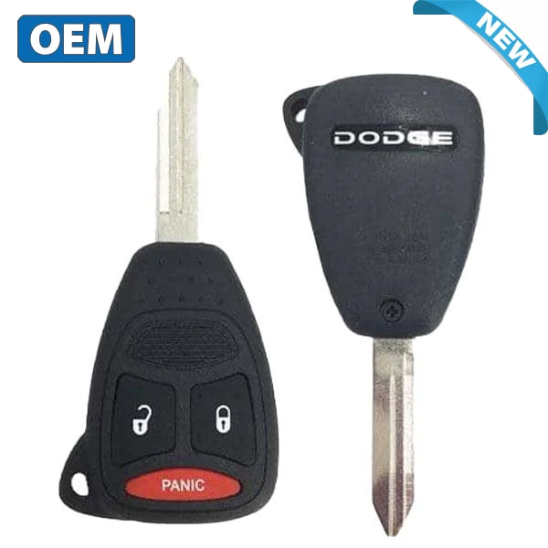 2005-2011 Dodge Dakota / 3-Button Remote Head Key / PN: 05183348AA / KOBDT04A (Non-Transponder) (OEM) - UHS Hardware