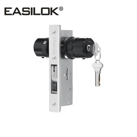 EASILOK - A5 - Single Cylinder Lock Hookbolt - Twist To Lock - Optional Backset - Optional Finish - UHS Hardware