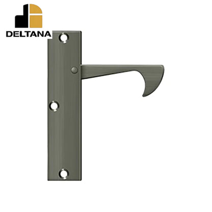 Deltana - Edge Pull - Thin - 4-1/4" x 1" x 3/8" - Optional Finish