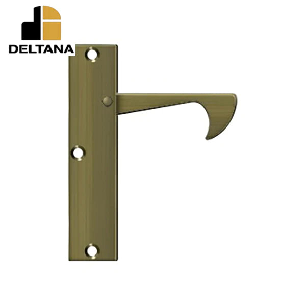 Deltana - Edge Pull - Thin - 4-1/4" x 1" x 3/8" - Optional Finish