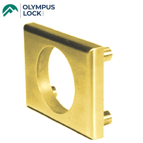 Olympus - ETS2 - Exterior Through-Bolt Mounting Plates for Olympus Cabinet Locks - Optional Finish - Optional Material Thickness - UHS Hardware