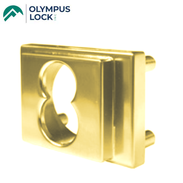 Olympus - ETS5 - Exterior Through-Bolt Mounting Plates for Olympus Cabinet Locks - Optional Finish - UHS Hardware