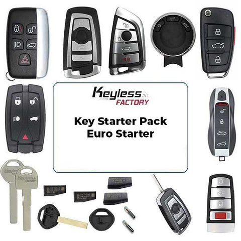 European Import Vehicle Keys Complete Starter Pack (ALL YEARS) - for VVDI2 / IM608 / ACDP (AFTERMARKET) - UHS Hardware