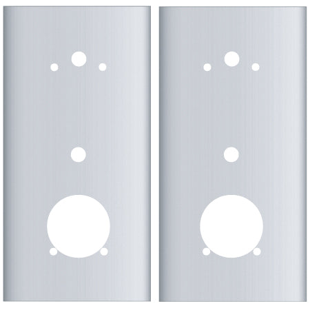 Entry Armor - Mortise Flat Plates for Kaba E-Plex 5000 - Set Of 2 - UHS Hardware